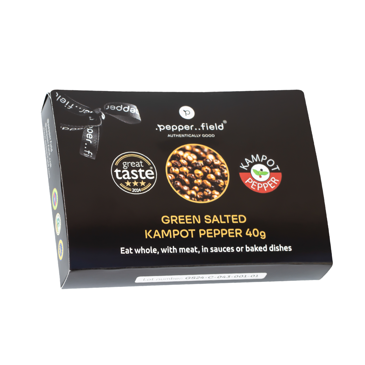 Green Campot Pepper in Salt Flower - Gift Package 40g